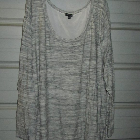 Plus Size 6X Torrid Sweater Lace up back Womens shirt top - Picture 6 of 7